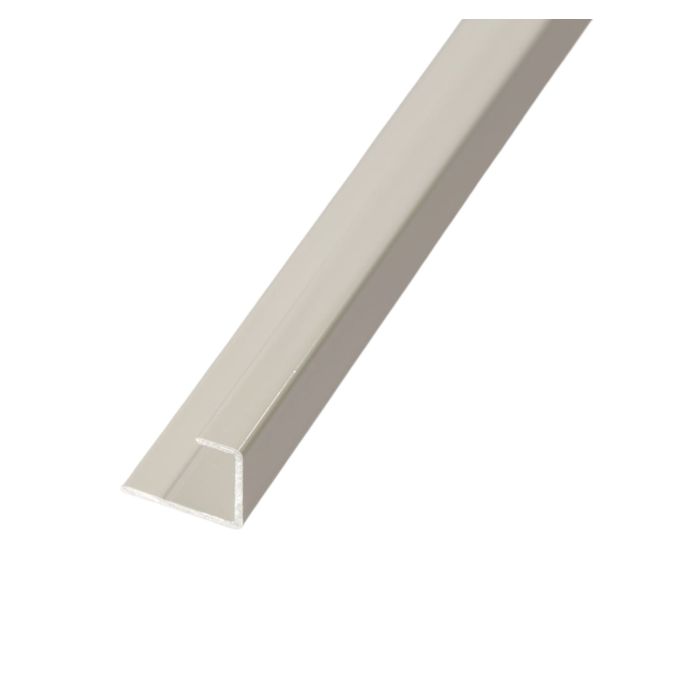 Chrome Aluminium Starter Trim U Channel for Storm 10mm Bathroom